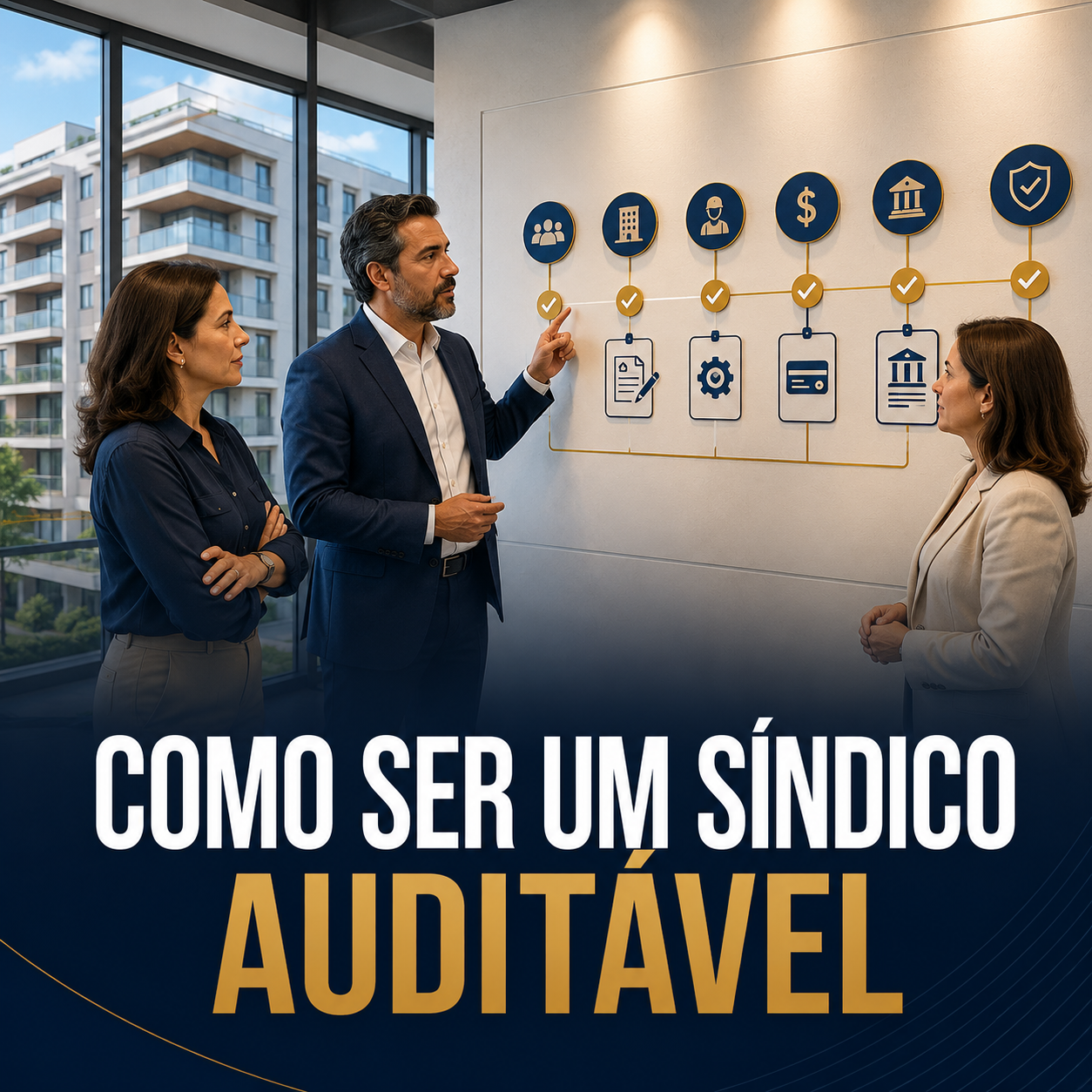 Capa do curso Como Ser um Síndico Auditável