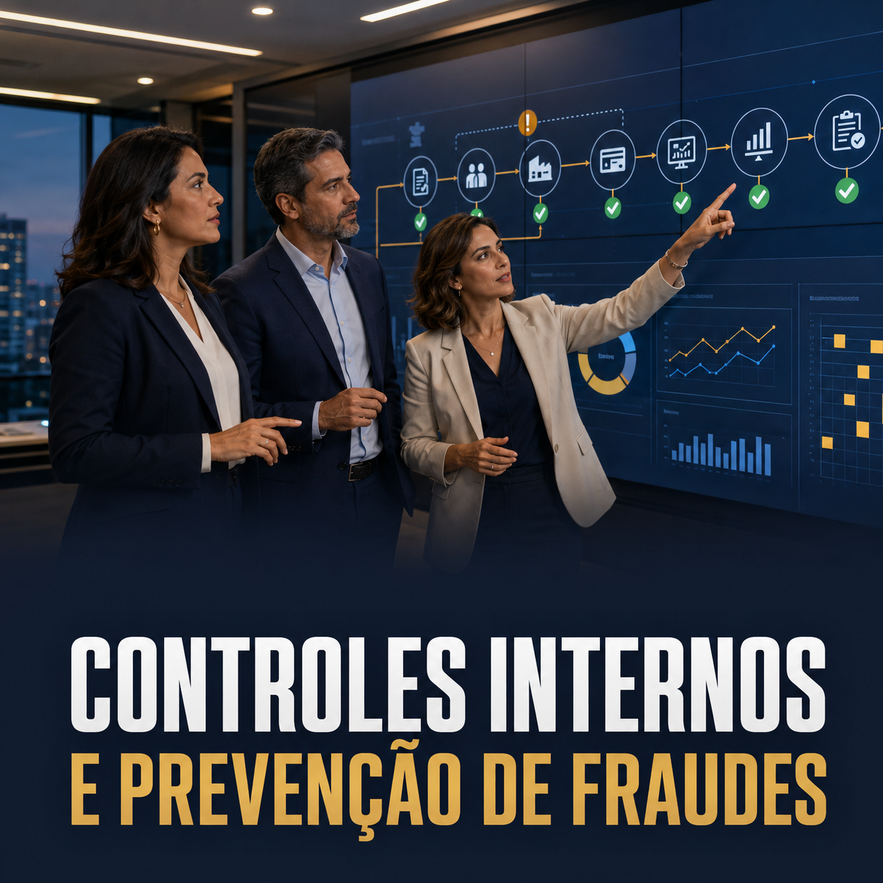 Capa do curso Controles Internos e Prevenção de Fraudes
