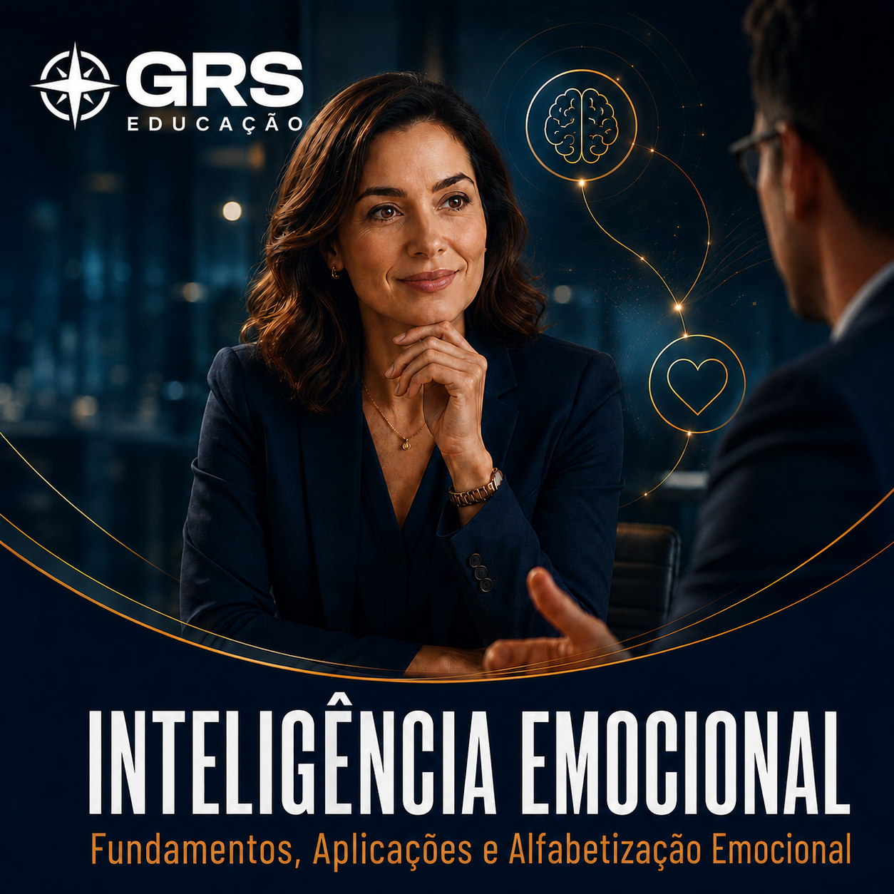 Capa do curso Inteligência Emocional: Fundamentos, Aplicações e Alfabetização Emocional